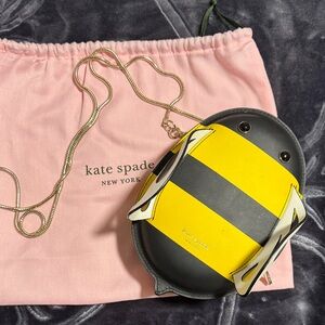 Kate Spade Bumblebee Crossbody Bag with Gold Chain